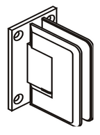 Glass-To-Wall Hinge
