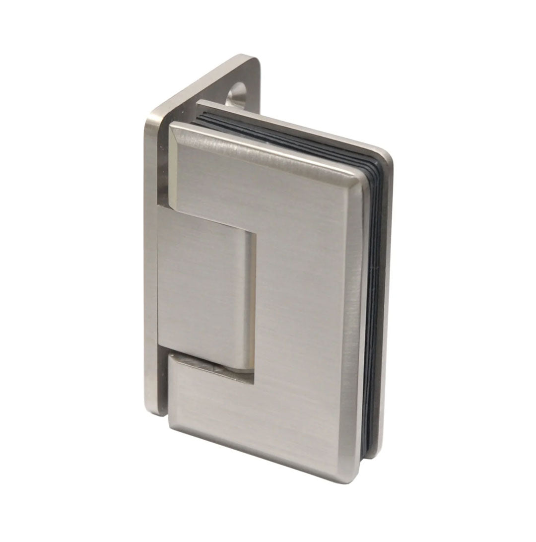 Offset Backplate Glass-To-Wall Hinge
