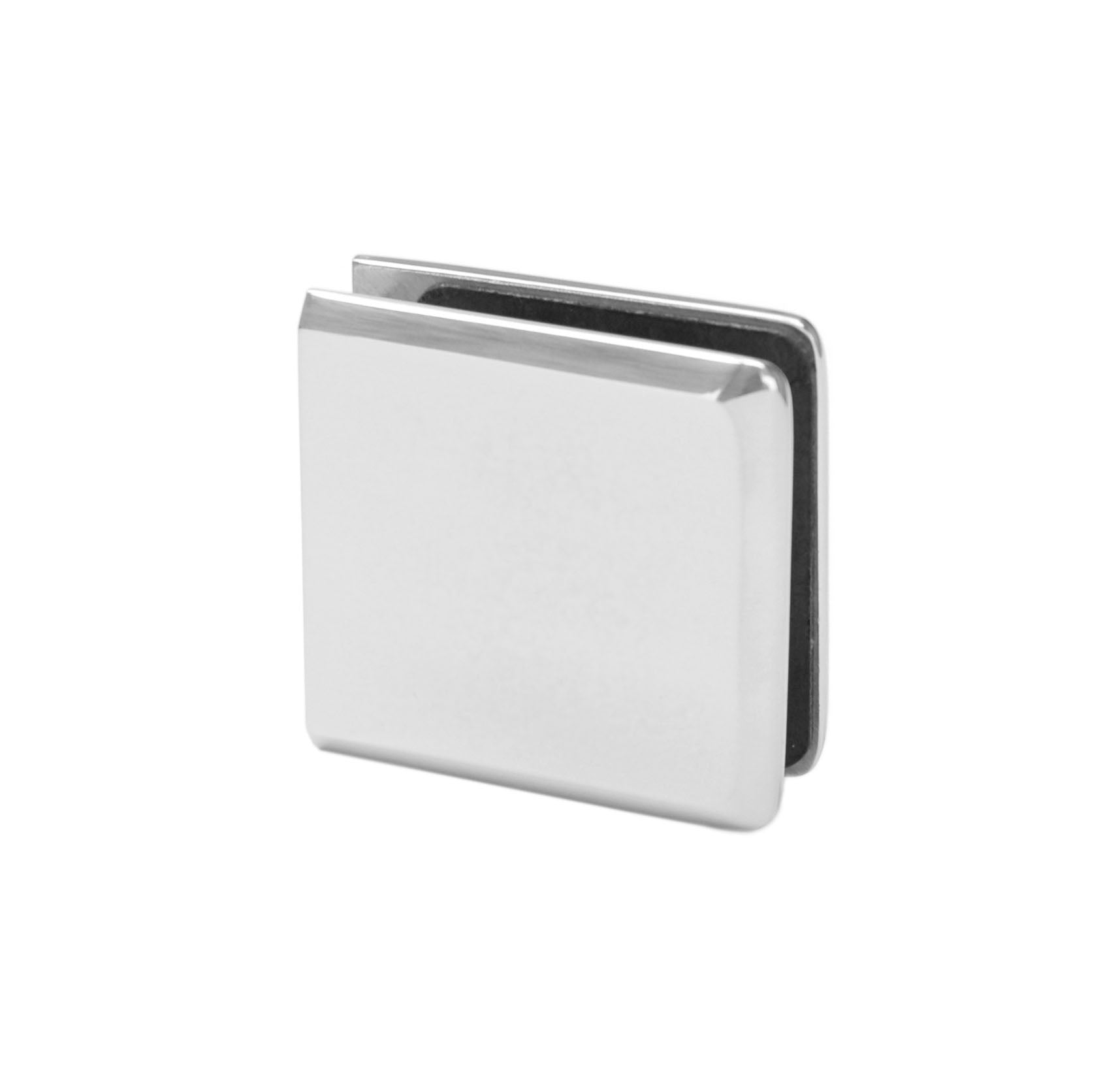 Notchless Glass to Wall Clip