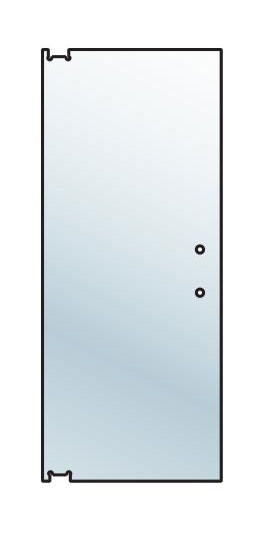 Heavy Glass Pivot Door Blank